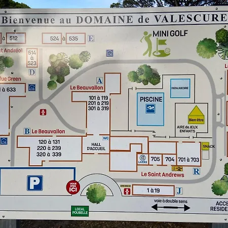 Domaine Valescure Vue Piscine Ou Pinede - Wifi Apartamento *